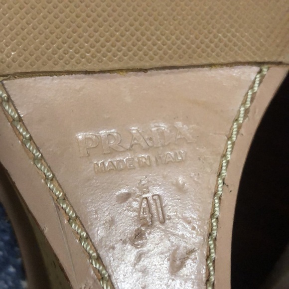 Prada wedge sandals shoes size 41 - Picture 7 of 8